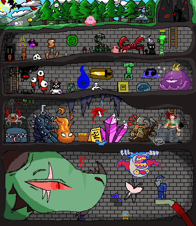 pixel art dungeon